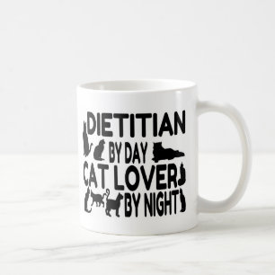 Dietitian Cat Lover Kaffemugg