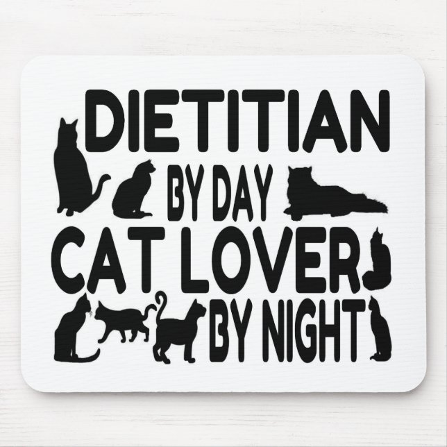 Dietitian Cat Lover Musmatta (Framsidan)