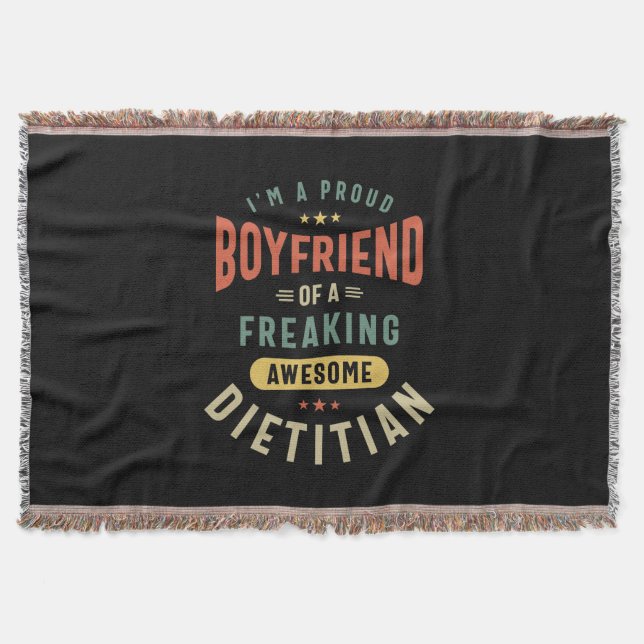 Dietitian Job Title Gift Filt (Framsidan)