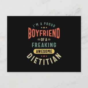 Dietitian Job Title Gift Vykort