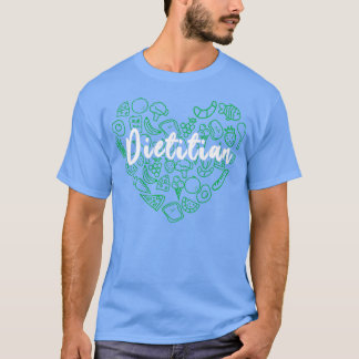 Dietitian kärlek t shirt