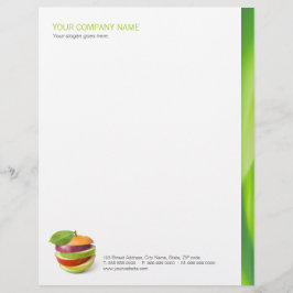 Dietitian/näringsfysiolog/sund matbrevhuvud brevhuvud