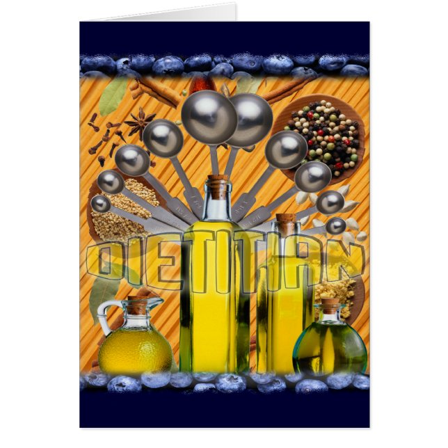 DIETITIANMATCOLLAGE HÄLSNINGSKORT (Framsidan)