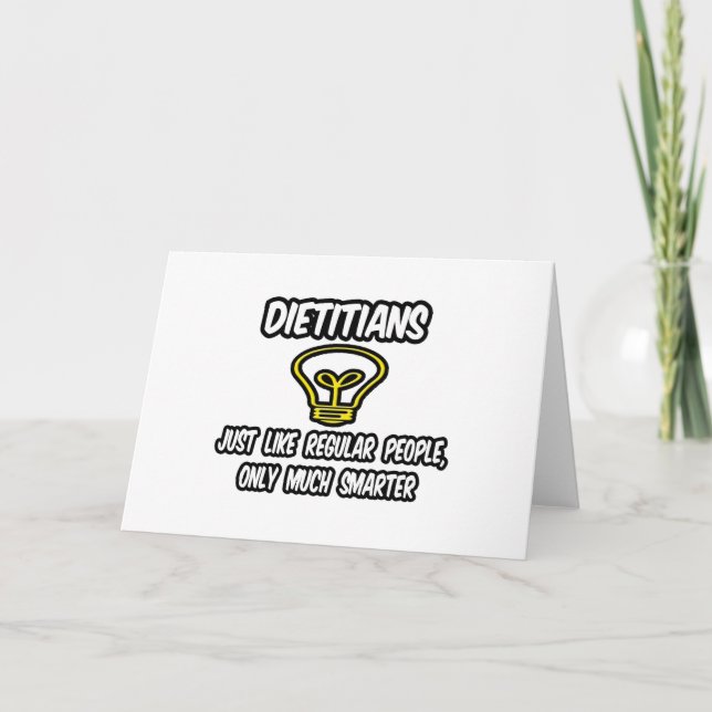 Dietitier... vanliga människor, bara smartare kort (Framsida)