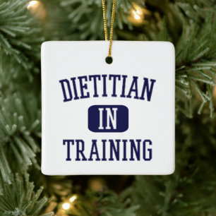 Dietitiker under utbildning Framtida dietitisk g Julgransprydnad Keramik