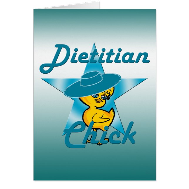 Dietitisk Chick #7 Hälsningskort (Framsidan)