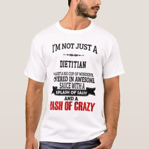 Dietitisk T-Shirt Gift/Present, nyfiken citat