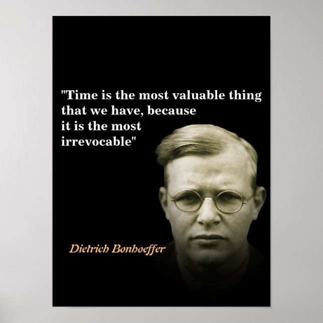 Dietrich Bonhoeffer-offert vid tid Poster (Framsidan)