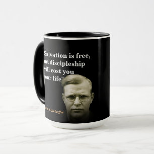 Dietrich Bonhoeffer Quote on Salvation Mugg