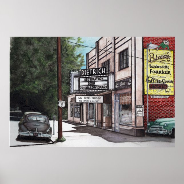 dietrik teater efter borrning poster (Framsidan)