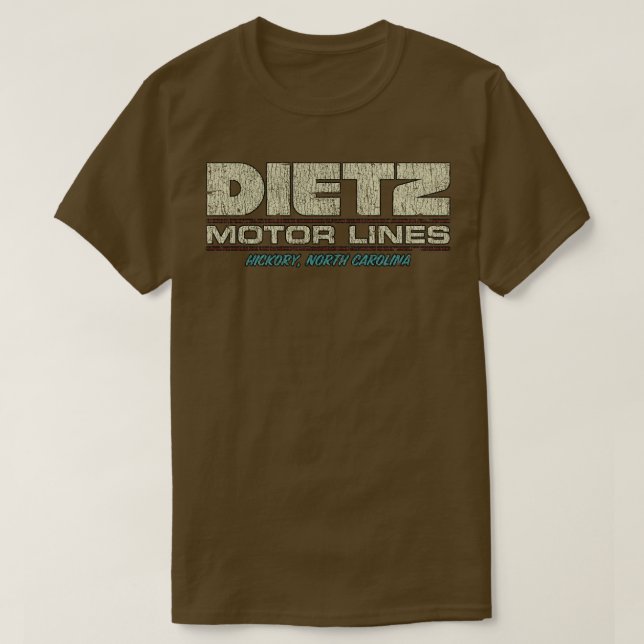 Dietz Motor Linjer 1948 T Shirt (Design framsida)