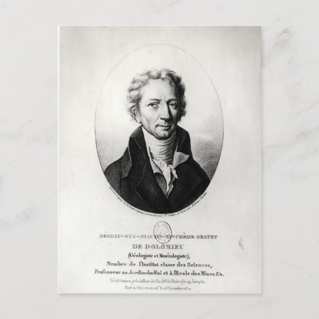 Dieudonne Dolomieu Vykort (Framsida)