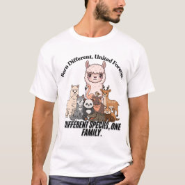 Different Species One Family Animal Art T Shirt