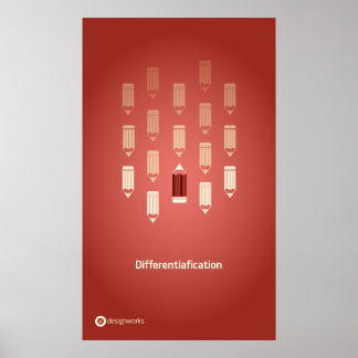 Differentieringen Poster 18 x 30 tum