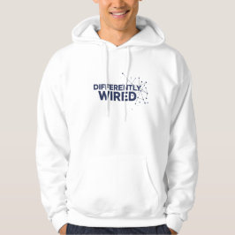 Differently Wired – Autism Awareness Month Blå Hoodie