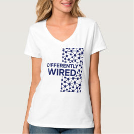 Differently Wired – Autism Awareness Month Blå T Shirt