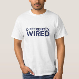 Differently Wired – Autism Awareness Month Blå T Shirt