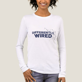 Differently Wired – Autism Awareness Month Blue  T Shirt