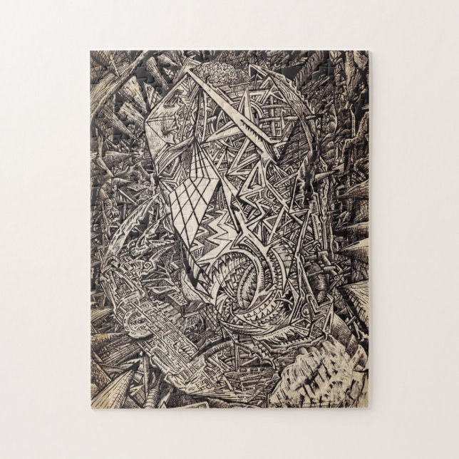 Diffracted (cavern dweller). pussel (Vertikal)