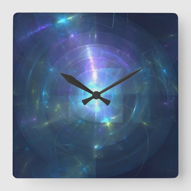 Diffraction Fyrkantig Klocka (Framsida)