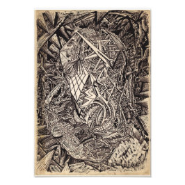 Diffraktat (cavern dweller) Fotoutvidgning Fototryck