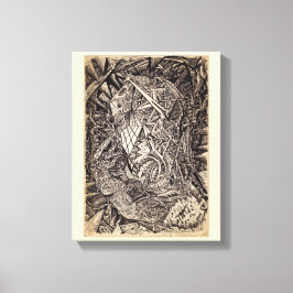 Diffrakterad (cavern dweller) Canvas Art