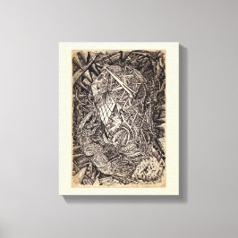 Diffrakterad (cavern dweller) Canvas Art