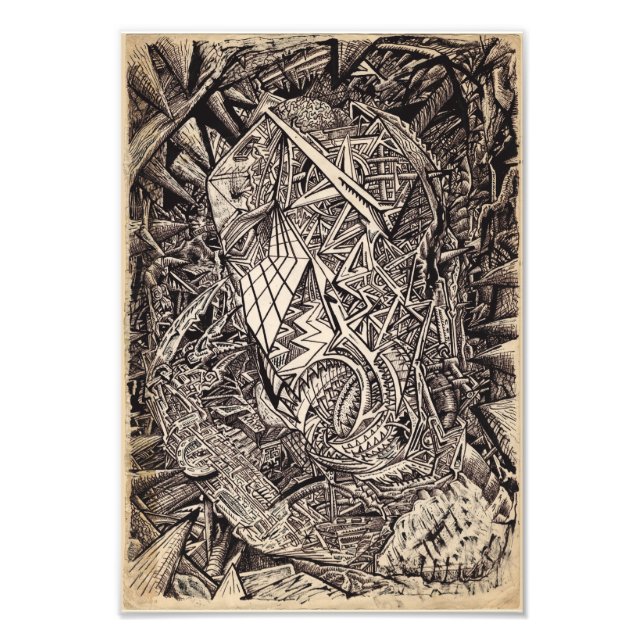 Diffrakterad (grottboende) Foto Förstoring (Framsidan)