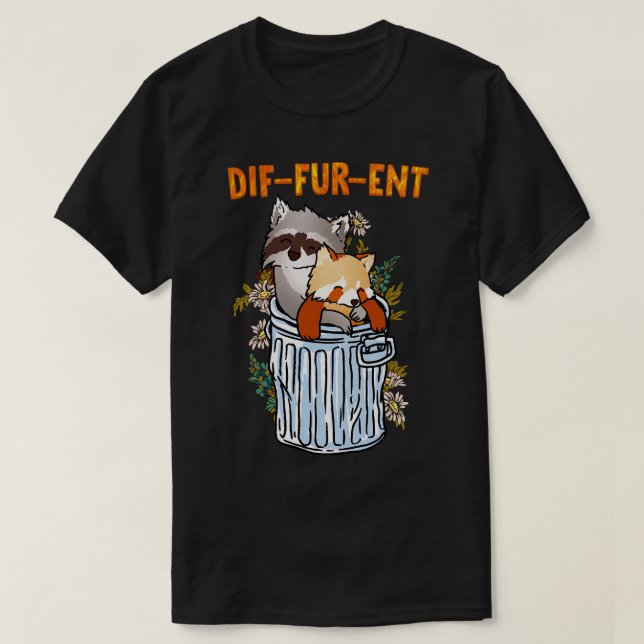 DifFurEnt I Fandom I Hårig Cosplay 1 T Shirt (Design framsida)