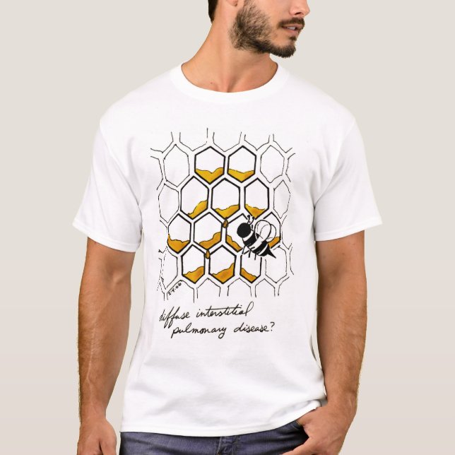 Diffus Interstitial Pulmonary sjukdomskjorta Tee Shirt (Framsida)