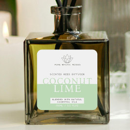 diffusor för Mint-grönt Fyrkantigt Klistermärke