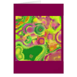 Diffust trädgårds- konstkort - vår 2016 hälsningskort