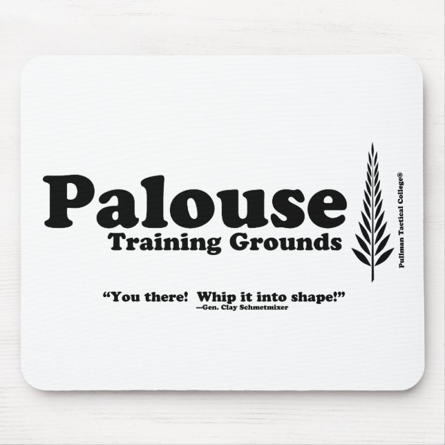 "Dig där!  Piska den in i formar! ", Musmatta (Framsidan)