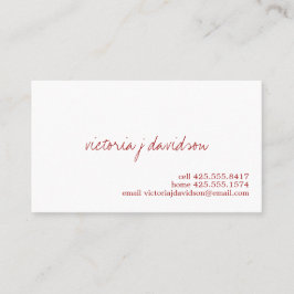 Dig enkelt telefonkort