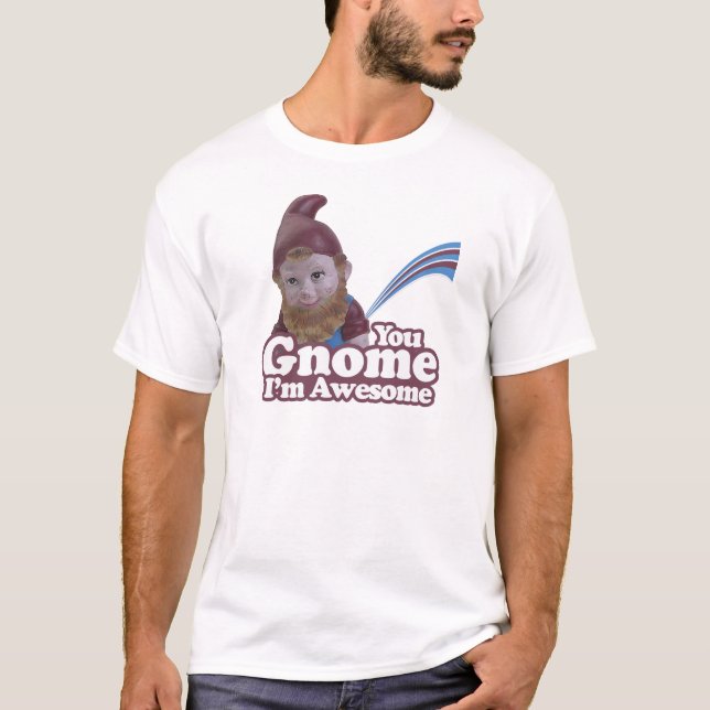 dig Gnome mig förmiddagfantastisk T-shirt (Framsida)
