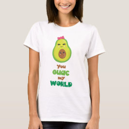 Dig Guac min världsavokadovits T Shirt