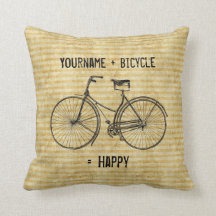 Dig gult för cykel för positiva cykeljämliken