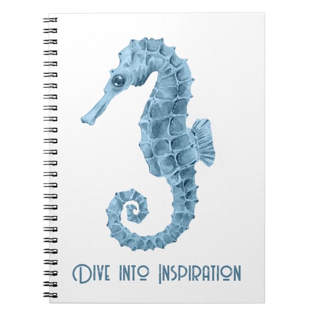 Dig in i inspiration Seahorse Anteckningsbok (Framsidan)