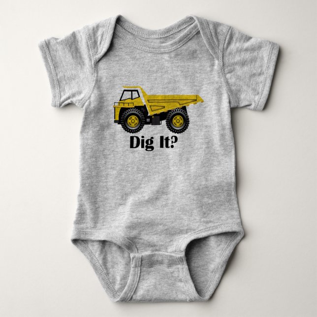Dig It? - Baby Onesie i bomull T Shirt (Framsida)