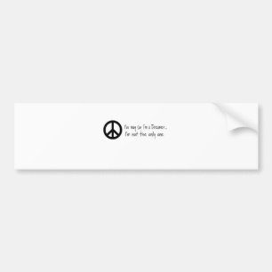 Dig majnågot att säga mig förmiddag en drömmar bildekal