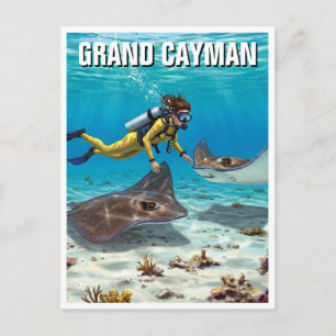 Dig med stilar i Grand Cayman Travel Vykort