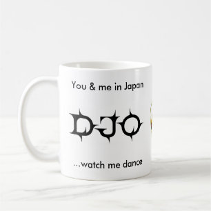 Dig & mig i den Japan DJO muggen Kaffemugg