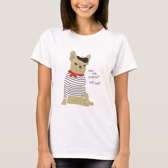 Dig mig, ost? tee shirt (Framsida)