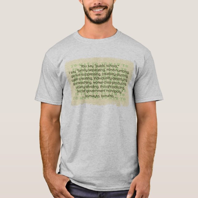 Dig något att sägatomat tee shirt (Framsida)