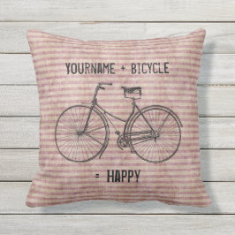 Dig rosor för cykel för positiva cykeljämliken utomhuskudde