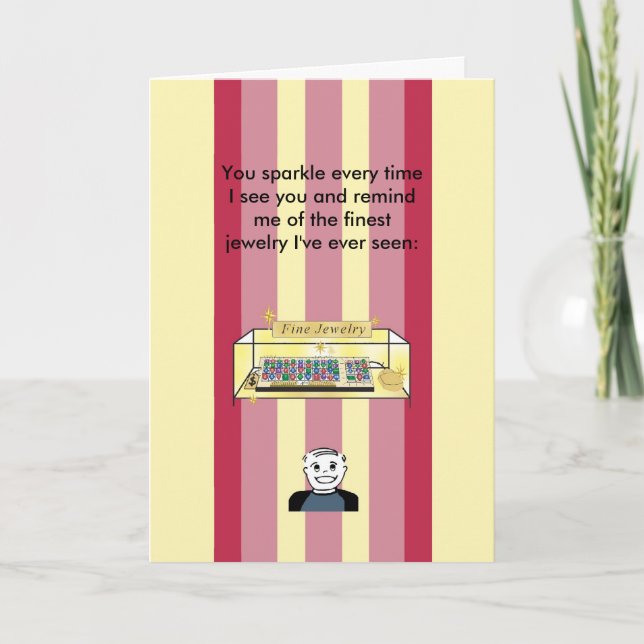 Dig smycken för gnistranågot liknandebra - kort (Framsida)