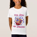 Dig snurrande min Dreidel T-shirt<br><div class="desc">Du snurrandet min Dreidel utslagsplats,  cards och knäppas är underbar Chanukah presenter för den sakkunnig någon. Dreidel dreidel,  dreidel…, </div>