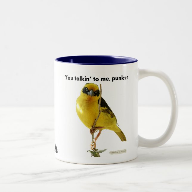 Dig talkin till mig, punk? LOLBirds kaffemugg (Höger)