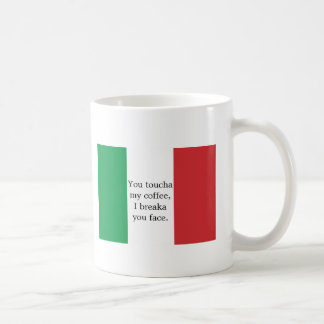 Dig Toucha mitt kaffe vänder mot jag Breaka dig Kaffemugg