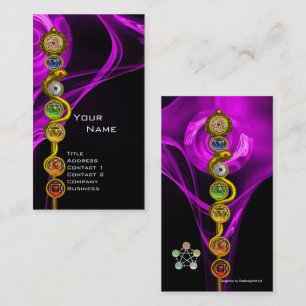DIGA INSTRUKTORROD AV ASCLEPIUS,7 KAKRAS, Rosa Visitkort